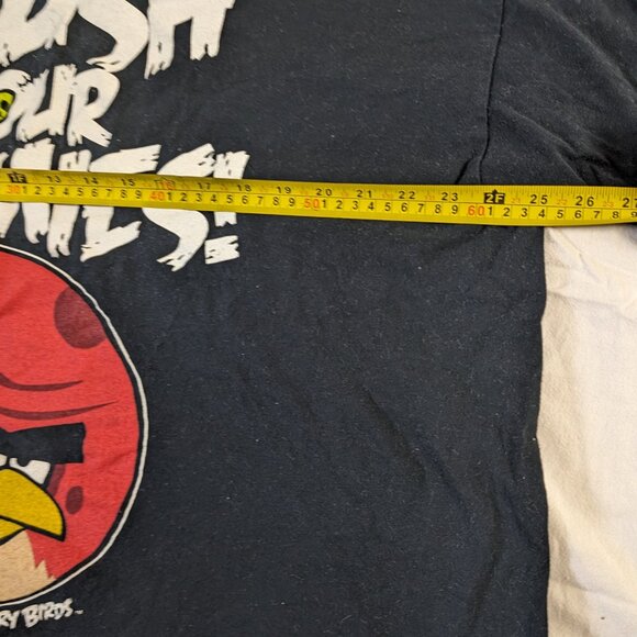 ANGRY BIRDS CRUSH YOUR ENEMIES MEN'S 2XL SHORT SLEEVE SHIRT PULL OVER T-SHIRT - Picture 5 of 13